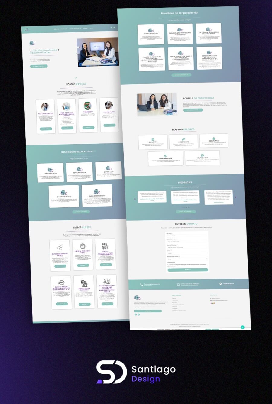 GS Embriologia - Stories - Portfólio - santixgodesign